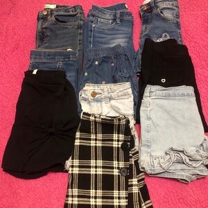 Mixed girl bottoms  size 7